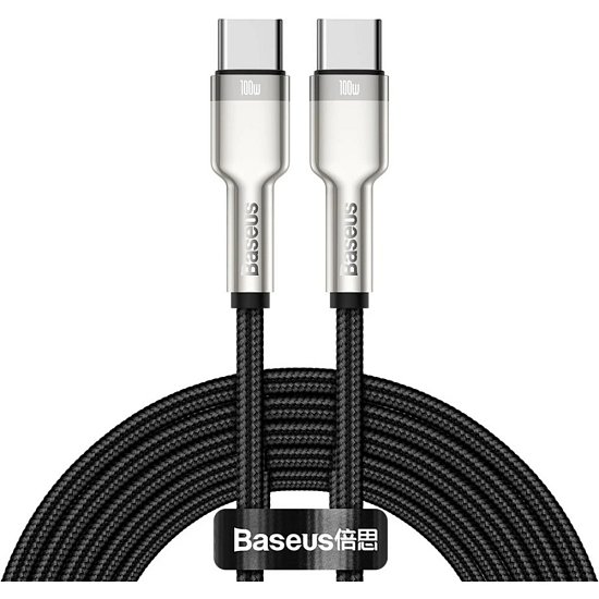 Baseus Datový kabel Cafule USB-C/USB-C 2m 100W černý