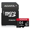 Adata High Endurance/Micro SD/64GB/UHS-I U3 / Class 10/+ Adaptér