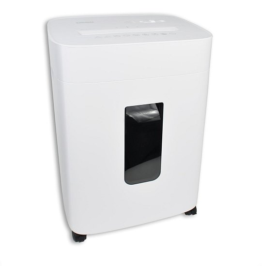 Skartovačka DESQ, 2 x 12 mm, 20l, křížový řez, bílá