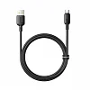 Baseus Rychlonabíjecí kabel Silky USB/USB-C 1m 100W černý