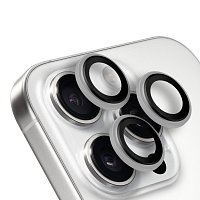 OBAL:ME Ochrana Čoček pro Apple iPhone 15 Pro/15 Pro Max White Titanium