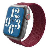 ZAGG Řemínek Apple Watch 45/44/42mm MD červená