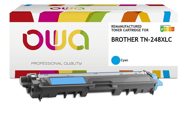 OWA Armor toner kompatibilní s Brother TN-248XL C, 2300st, modrá/cyan