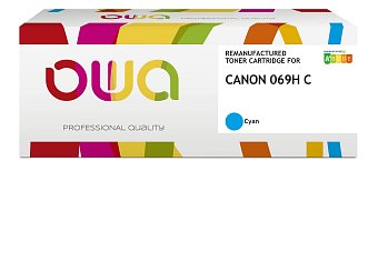 OWA Armor toner kompatibilní s Canon CRG-069H C, 5500st, modrá/cyan OWA Armor toner kompatibilní s Canon CRG-069H C, 5500st, modrá/cyan