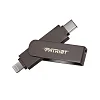 Patriot iLuxe Stick C MFi/256GB/USB 3.2/Lightning + USB-C/Černá
