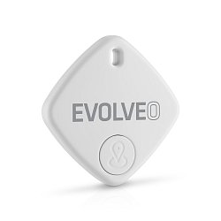 EVOLVEO TrackTag, Bluetooth lokátor s Apple Find My, bílý EVOLVEO TrackTag, Bluetooth lokátor s Apple Find My, bílý