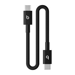 Beats USB-C / USB-C Woven Cable (20cm)- Bolt Black