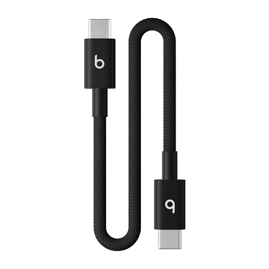 Beats USB-C / USB-C Woven Cable (20cm)- Bolt Black