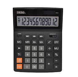 Kalkulačka DESQ XXL, černá