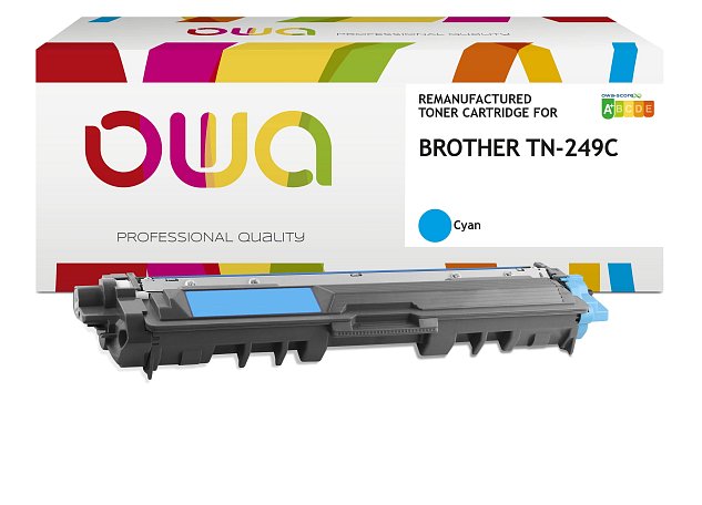 OWA Armor toner kompatibilní s Brother TN-249C, 4000st, modrá/cyan