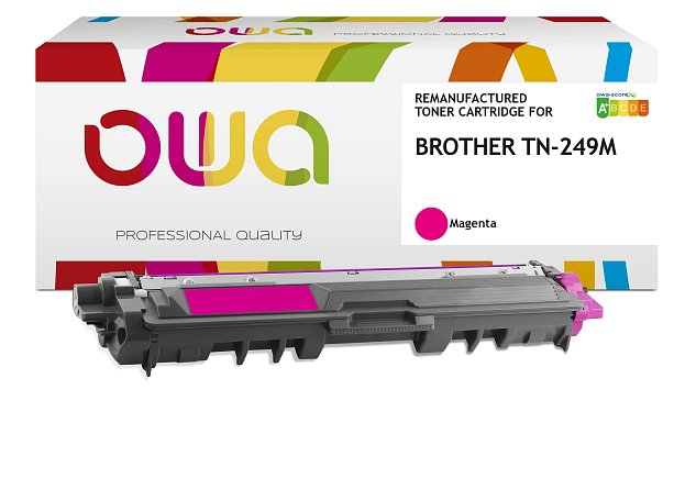 OWA Armor toner kompatibilní s Brother TN-249M, 4000st, červená/magenta