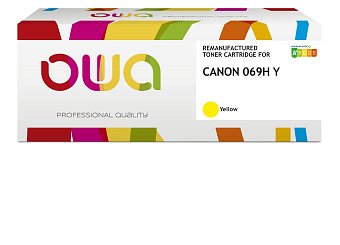 OWA Armor toner kompatibilní s Canon CRG-069H Y, 5500st, žlutá/yellow OWA Armor toner kompatibilní s Canon CRG-069H Y, 5500st, žlutá/yellow