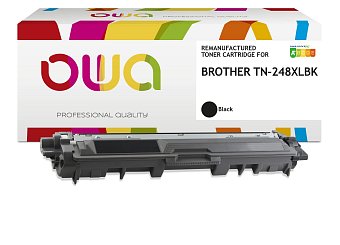 OWA Armor toner kompatibilní s Brother TN-248XL BK, 3000st, černá/black OWA Armor toner kompatibilní s Brother TN-248XL BK, 3000st, černá/black