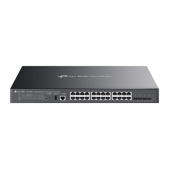 Omada 24-Port Gigabit Stackable Lite L3 Managed PoE++ Switch with 4 10G Slots