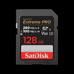 SanDisk Extreme PRO 128GB 280MB/s V60 UHS-II