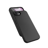 Epico Mag+ kožený kryt iPhone 16e - černá