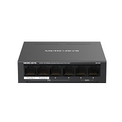 Mercusys MS106P 6xFE desktop switch 4xPoE+