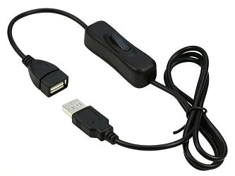 PremiumCord prodluž. s vyp. USB M/F 1m