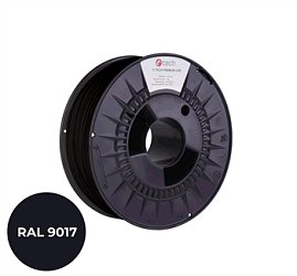Filament C-TECH PREMIUM LINE, TPU 90A, flexibilní, dopravní černá, RAL9017, 1,75mm, 1kg