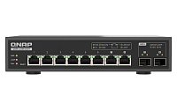 QNAP switch QSW-L3208-2C6T (6x 10GbE port, 2x 10G SFP+/NBASE-T Combo, Lite Managed)