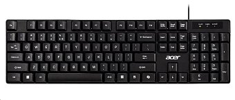 Acer AKW100/Drátové USB-A/CZ-SK layout/Černá