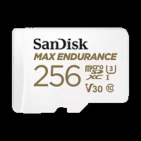 SanDisk MAX ENDURANCE microSDHC 256GB + adaptér