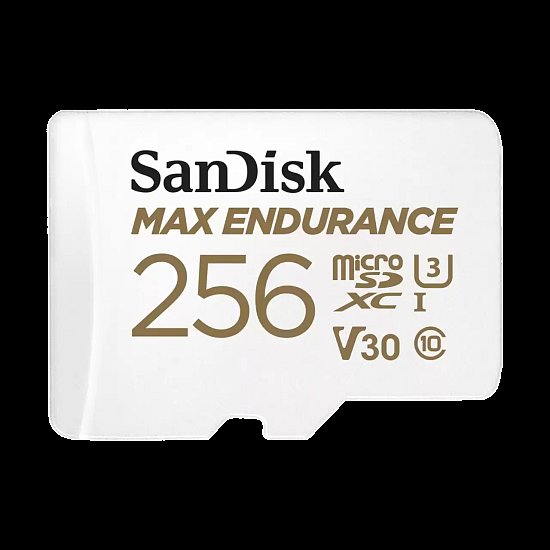 SanDisk MAX ENDURANCE microSDHC 256GB + adaptér