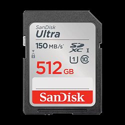SanDisk Ultra SDXC 512GB 150MB/s Class10 UHS-I