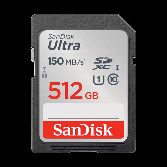 SanDisk Ultra SDXC 512GB 150MB/s Class10 UHS-I