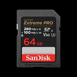 SanDisk Extreme PRO 64GB 280MB/s V60 UHS-II