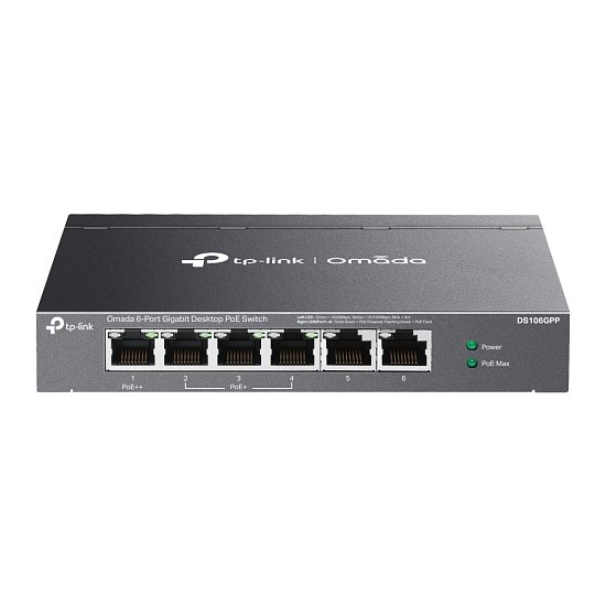 DS106GPP TP-link Omada, 6G, 3 PoE+, 1 PoE++, switc