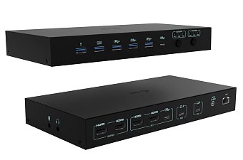 i-tec USB-C KVM Docking station for 3 Hosts, Dual Display, 2x Power Delivery (1x 92W/2x 65W) i-tec USB-C KVM Docking station for 3 Hosts, Dual Display, 2x Power Delivery (1x 92W/2x 65W)