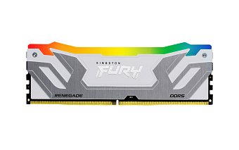 Kingston FURY Renegade/DDR5/24/8000MHz/CL38/1x24GB/RGB/White Kingston FURY Renegade/DDR5/24/8000MHz/CL38/1x24GB/RGB/White