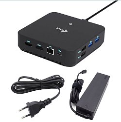 i-tec USB-C DP Dual HDMI Docking Station, Power Delivery 100W + i-tec Universal Charger 100W i-tec USB-C DP Dual HDMI Docking Station, Power Delivery 100W + i-tec Universal Charger 100W
