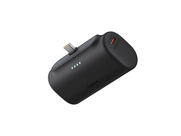 Baseus Compact 20W Fast Charge USB-C Powerbanka 5000mAh Cluster Black