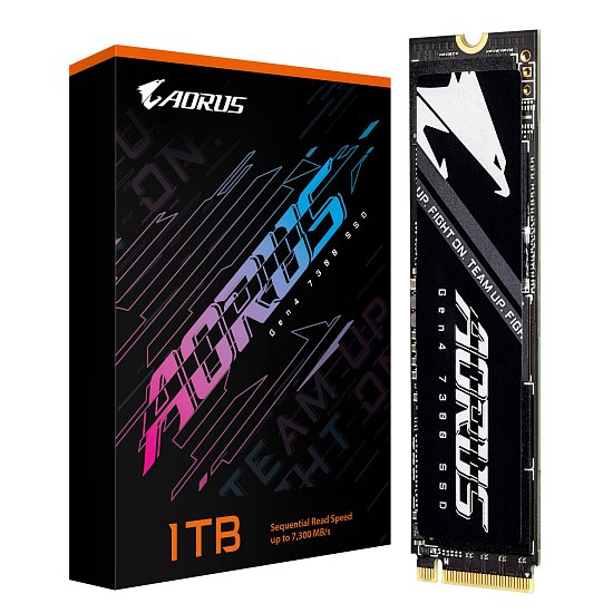 Gigabyte AORUS Gen4 7300/2TB/SSD/M.2 NVMe/5R