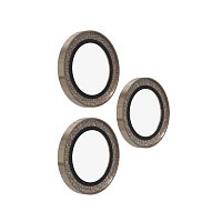 ZAGG Ochranná čočka pro Apple iPhone 17 Pro/Pro Max/16 Pro/Pro Max/15 Pro/Pro Max - zlatá třpytka