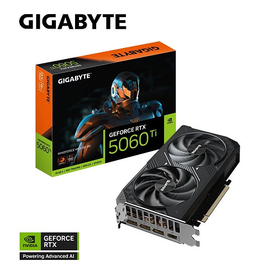 GIGABYTE GeForce RTX 5060 Ti WINDFORCE MAX/OC/8GB/GDDR7