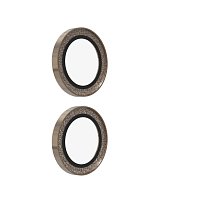 ZAGG Ochranná čočka Premium pro Apple iPhone 17/16/16+ - zlatá třpytka