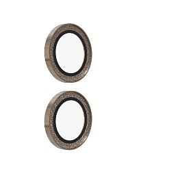 ZAGG Ochranná čočka Premium pro Apple iPhone 17/16/16+ - zlatá třpytka