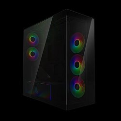 ARCTIC Xtender (Black) black window with GPU