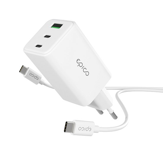Epico GaN 65W adaptér EA65 s 1,2 m USB-C kabelem