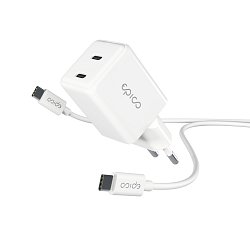 Epico GaN 35W adaptér EA35 s 1,2 m USB-C kabelem Epico GaN 35W adaptér EA35 s 1,2 m USB-C kabelem