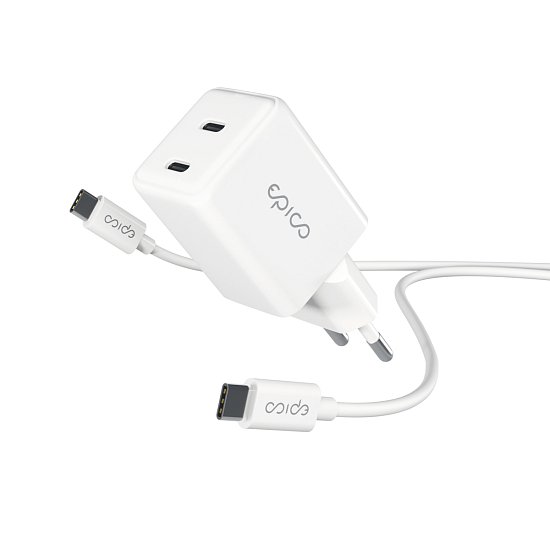 Epico GaN 35W adaptér EA35 s 1,2 m USB-C kabelem 