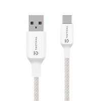 Tactical Stitch Thread Cable USB-A/USB-C 0.3m White