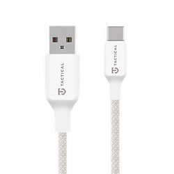 Tactical Stitch Thread Cable USB-A/USB-C 0.3m White