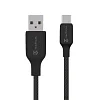 Tactical Stitch Thread Cable USB-A/USB-C 0.3m Black