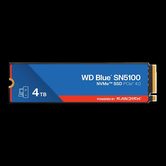SSD 4TB WD Blue SN5100 NVMe M.2 PCIe Gen4 2280