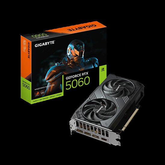 GIGABYTE RTX™ 5060 WINDFORCE MAX OC 8G
