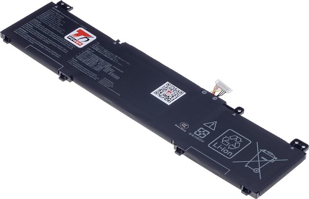 Baterie T6 Power pro Asus ZenBook Flip UM462DA, UX462DA, Q406DA, 3684mAh, 42Wh, 3cell, Li-pol
